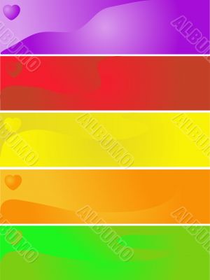 Colorful banners