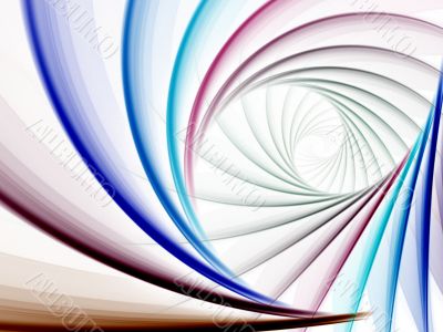 Fractal Abstract Background - Colorful Spiral