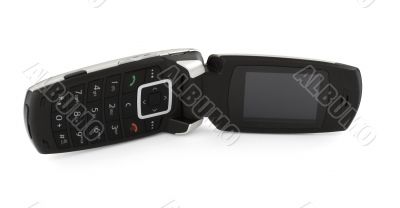 mobile phone on white