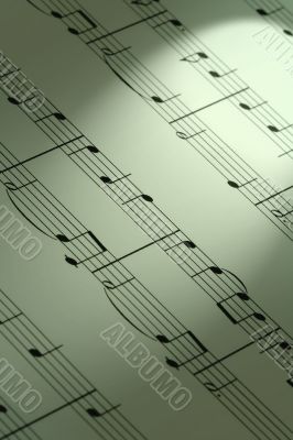 music note background