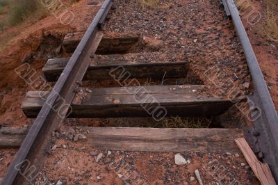 Abandoned railroad.