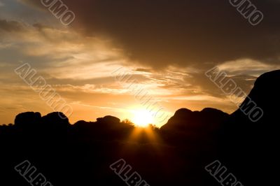 Sunset in Arches National Park