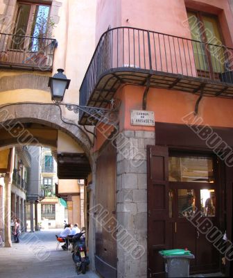 Corner of old Barcelona