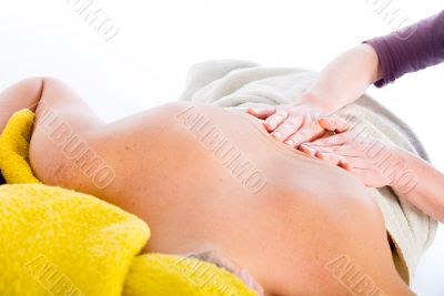 Wellness girl series massage