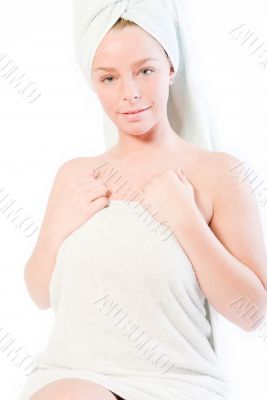 Wellness girl series smiling