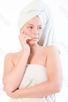 Wellness girl series wondering