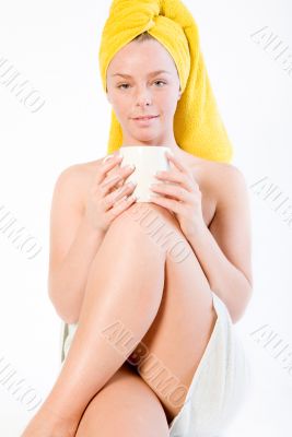 Wellness girl series coffee cup