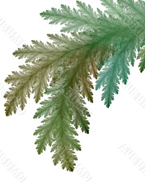 Fractal Abstract Background - Leaf Texture