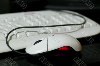  Mouse with the keyboard