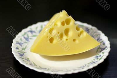 Cheese on the plate