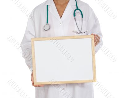 anonymous doctor whit billboard