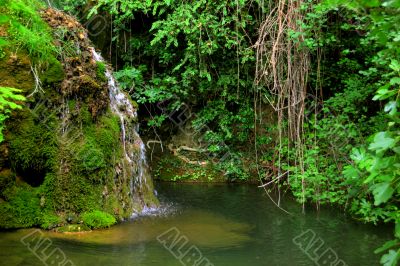 small waterfall