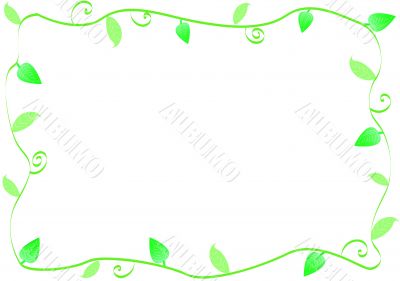 frame-leaves