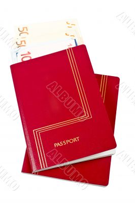 Two passports and money