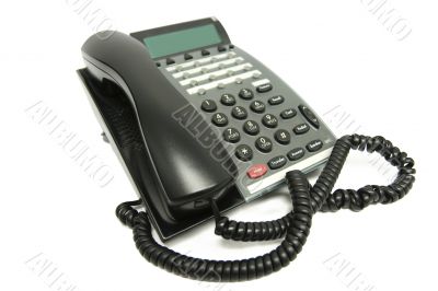 Office phone on white