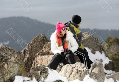 Couple outdoors