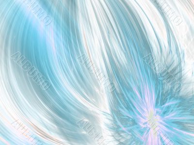 Fractal Abstract Background - Flowing threads