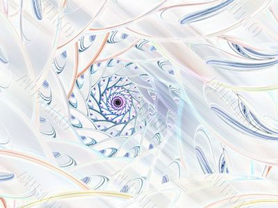 Fractal Abstract Background - Textured spiral