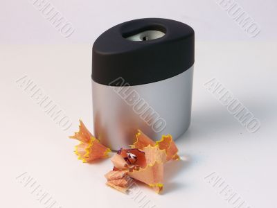 Pencil Sharpener and Shaving