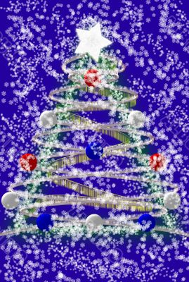 Abstract Christmas Tree
