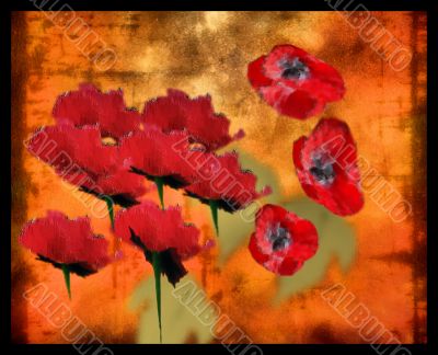 Abstract Floral Composition
