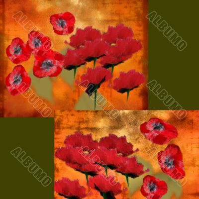 Abstract Floral Composition