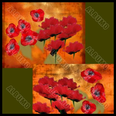 Abstract Floral Composition