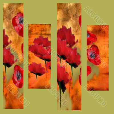 Abstract Floral Composition