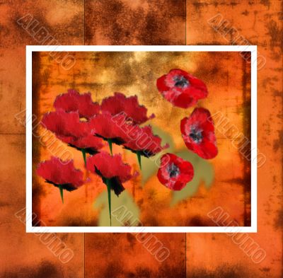 Abstract Floral Composition