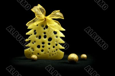 cheese tree with  balls