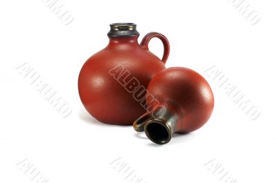 two  wine jugs