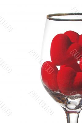Hearts in a Wine Glass