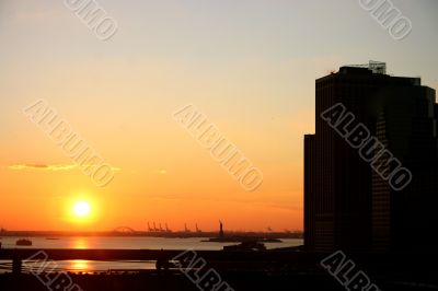 Downtown New York City Skyline