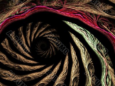 Grain Pattern Spiral Abstract Background