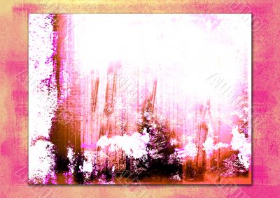Detailed textured grunge background/frame