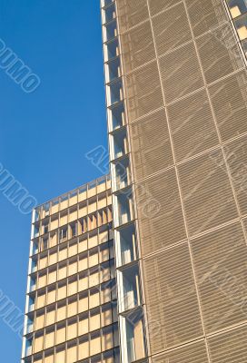 high-rise and blue sky
