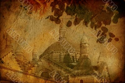 old-fashioned landscape