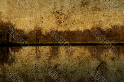 old-fashioned landscape
