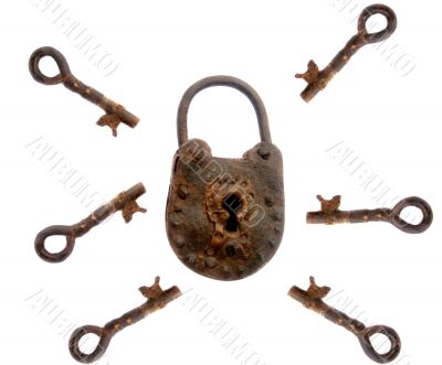 old padlock