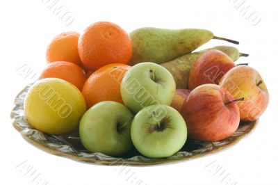 Plate of fruits