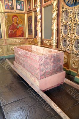 Tsarevich Dmitriy`s coffin
