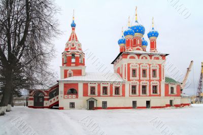 Tsarevich Dmitriy`s church on the blood