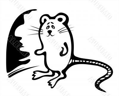 Black-and-white mousy