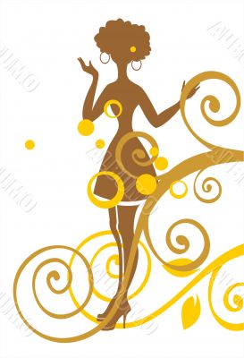 Girl and curls