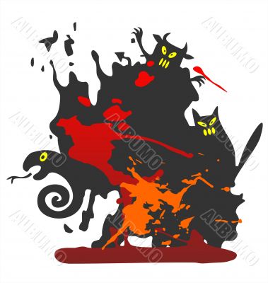 Monsters background