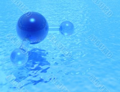 Pool of H2O - blue