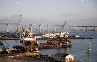 Loading crane