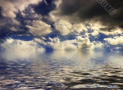 Sunset cloudscape