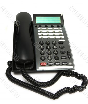 Office phone on white