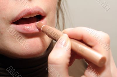 Lipstick make-up